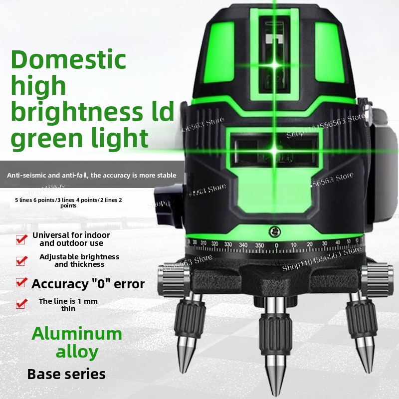 Spirit Level - Laser infrarood waterpasinstrument, hoge precisie groen/blauwe