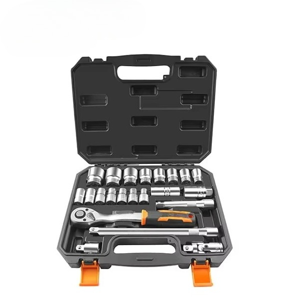 Socket Wrench - Industriële zware 22-delige 1/2 inch ratelset