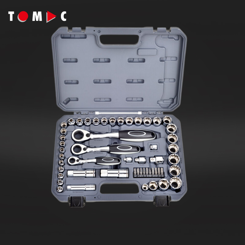 Socket Wrench - TOMAC 52-delige chroomvanadium steeksleutelset autosleutelset voor