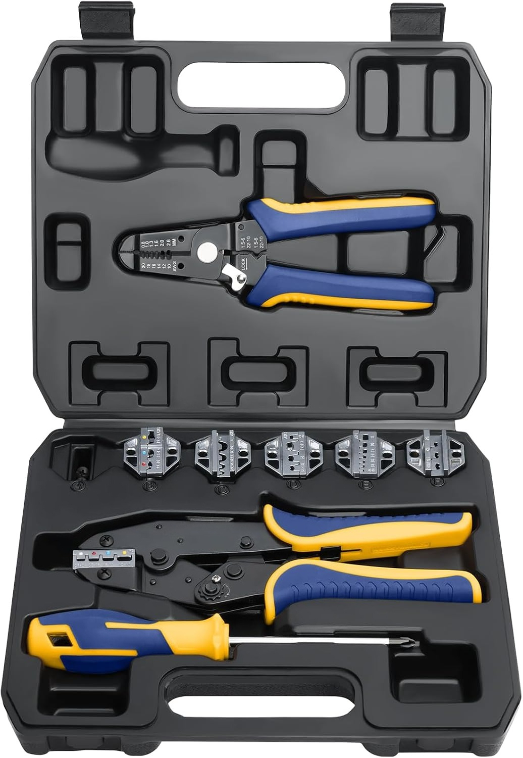 8-delige krimptangset, 6-delig - Tool Set recensie en prijs